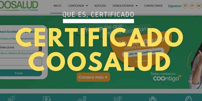 Certificado Coosalud