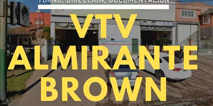 Sacar turno en VTV Almirante Brown