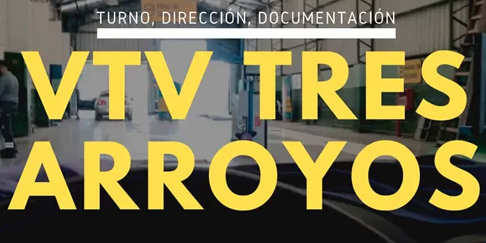 Sacar turno en VTV Tres Arroyos