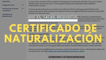 Certificado de naturalización