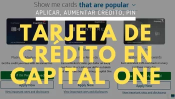 Tarjeta de crédito en Capital One